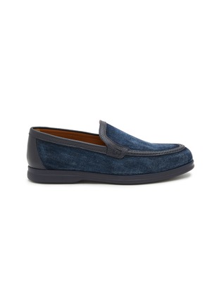Main View - Click To Enlarge - DOUCAL'S - Contrasting Trim Loafer