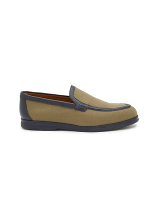 Main View - Click To Enlarge - DOUCAL'S - Contrasting Trim Loafer