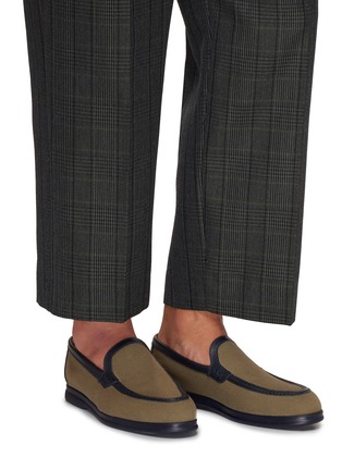 Figure View - Click To Enlarge - DOUCAL'S - Contrasting Trim Loafer