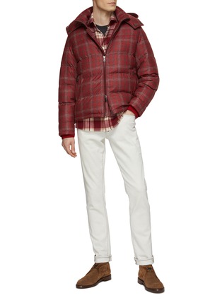 Figure View - Click To Enlarge - ISAIA - Removable Hood Puffer Jacket