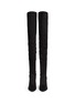 Figure View - Click To Enlarge - STUART WEITZMAN - 'All Legs' stretch suede thigh high boots