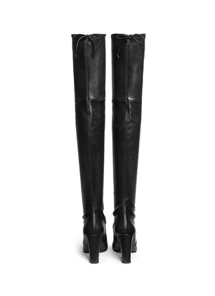 Back View - Click To Enlarge - STUART WEITZMAN - 'Highland' stretch leather thigh high boots