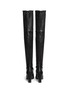 Back View - Click To Enlarge - STUART WEITZMAN - 'Highland' stretch leather thigh high boots