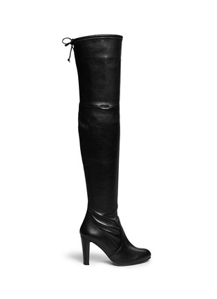 Main View - Click To Enlarge - STUART WEITZMAN - 'Highland' stretch leather thigh high boots