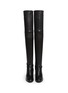 Figure View - Click To Enlarge - STUART WEITZMAN - 'Highland' stretch leather thigh high boots