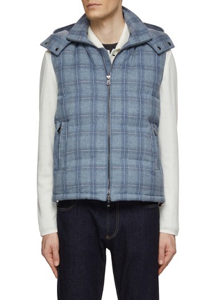 Main View - Click To Enlarge - ISAIA - Removable Hood Puffer Vest
