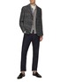 Figure View - Click To Enlarge - ISAIA - Cortina Notch Lapel Single Breasted Blazer