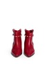 Figure View - Click To Enlarge - VALENTINO GARAVANI - 'Rockstud' strap leather cowboy boots