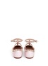 Back View - Click To Enlarge - VALENTINO GARAVANI - 'Rockstud' caged leather flats