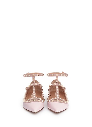 Figure View - Click To Enlarge - VALENTINO GARAVANI - 'Rockstud' caged leather flats