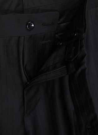 Detail View - Click To Enlarge - RING JACKET - Notch Lapel Glitter Stripes Evening Suit