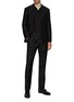 Figure View - Click To Enlarge - RING JACKET - Notch Lapel Glitter Stripes Evening Suit