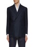 Main View - Click To Enlarge - RING JACKET - Peak Lapel Double Breasted Balloon Wool Classic Blazer