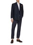 Figure View - Click To Enlarge - RING JACKET - Peak Lapel Double Breasted Balloon Wool Classic Blazer