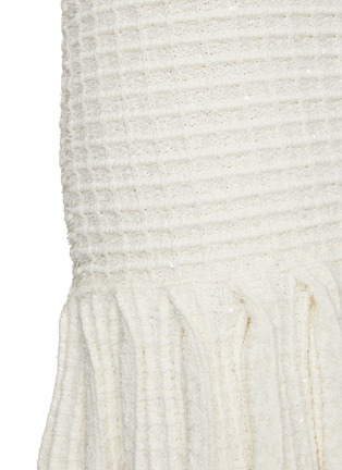 - SELF-PORTRAIT - Sequin Textured Knit Skirt