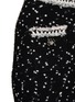  - SELF-PORTRAIT - Embellished Floral Button Knit Skirt