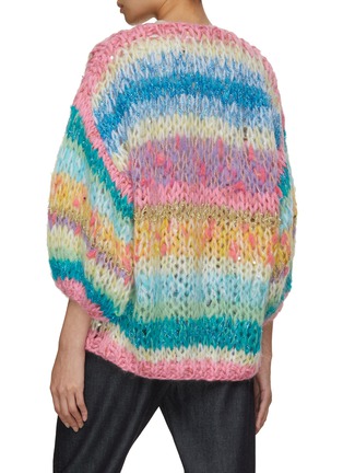 Back View - Click To Enlarge - NIZHONI - Frou Frou Knitted Cardigan