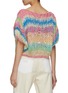 Back View - Click To Enlarge - NIZHONI - Frou Frou Knitted Crop Top