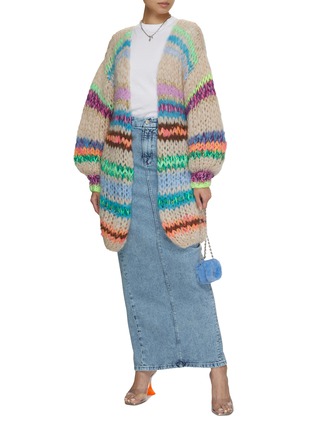 Figure View - Click To Enlarge - NIZHONI - Enola Knitted Long Cardigan