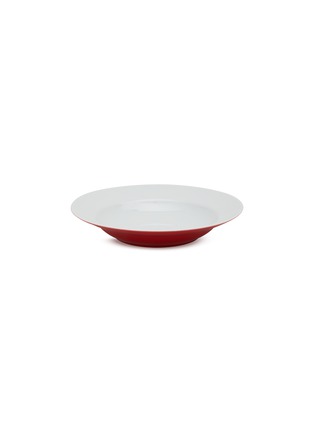 Main View - Click To Enlarge - NON SANS RAISON - Bath of Color Round Deep Platter — Red