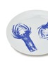 Detail View - Click To Enlarge - NON SANS RAISON - Végétal Artichoke Print Dessert Plate — Blue