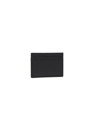 Figure View - Click To Enlarge - LOEWE - Anagram Plaque Pebbled Leather Cardholder