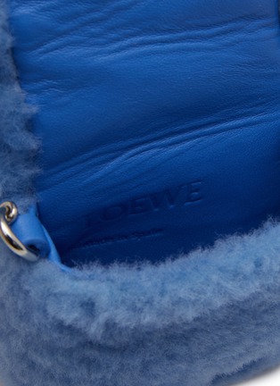 Detail View - Click To Enlarge - LOEWE - Goya Puffer Shearling Crossbody Bag