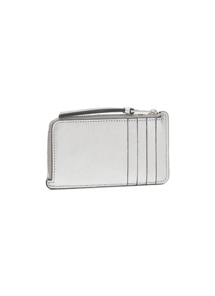 Figure View - Click To Enlarge - LOEWE - Puzzle Metallic Leather Coin Cardholder