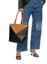 Figure View - Click To Enlarge - LOEWE - Medium Puzzle Fold Bicolour Leather Tote Bag