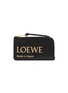Main View - Click To Enlarge - LOEWE - Foiled Logo Leather Coin Cardholder