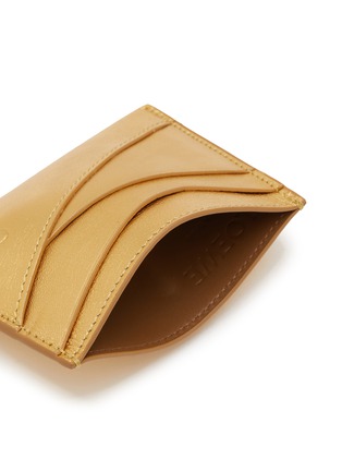 Detail View - Click To Enlarge - LOEWE - Puzzle Metallic Leather Cardholder