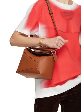 Figure View - Click To Enlarge - LOEWE - Small Puzzle Edge Leather Bag