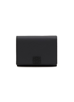 Main View - Click To Enlarge - LOEWE - Anagram Pebbled Leather Trifold Wallet
