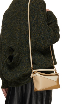 Figure View - Click To Enlarge - LOEWE - Mini Puzzle Edge Leather Bag