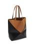 Detail View - Click To Enlarge - LOEWE - Large Puzzle Gold Bicolour Leather Tote Bag