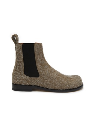 Main View - Click To Enlarge - LOEWE - Campo Chelsea Brushed Suede Leather Boots