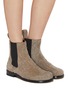 Figure View - Click To Enlarge - LOEWE - Campo Chelsea Brushed Suede Leather Boots