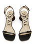 Detail View - Click To Enlarge - LOEWE - Petal 60 Brush Heel Sandals