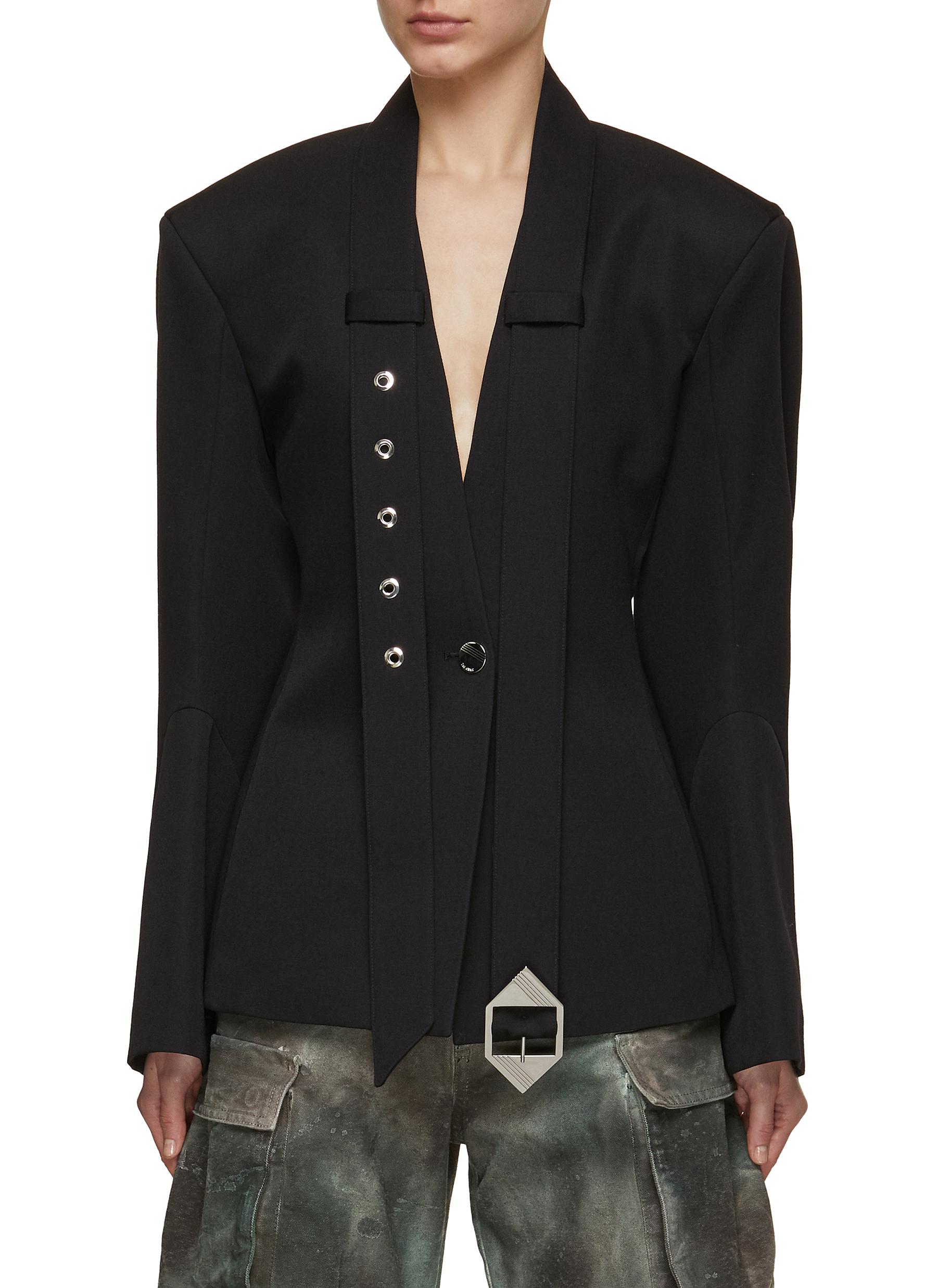 Oversized on sale belted blazer