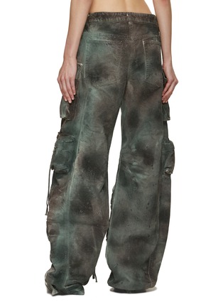 Back View - Click To Enlarge - THE ATTICO - Fern Camouflage Cargo Pants