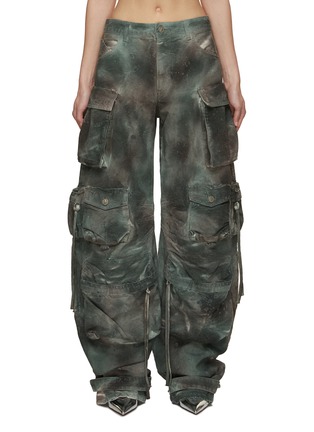 Main View - Click To Enlarge - THE ATTICO - Fern Camouflage Cargo Pants