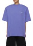 Main View - Click To Enlarge - THE ATTICO - Overshized Padded Shoulder Cotton T-shirt