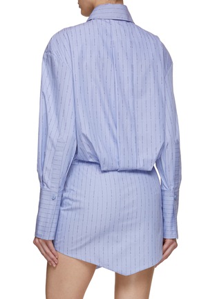 Back View - Click To Enlarge - THE ATTICO - Silvye Mini Shirt Dress