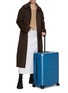 Detail View - Click To Enlarge - JULY - Checked Suitcase — Dark Blue