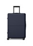 Main View - Click To Enlarge - JULY - Checked Suitcase — Dark Blue