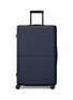 Main View - Click To Enlarge - JULY - Checked Plus Suitcase — Navy