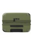  - JULY - Checked Plus Expandable Suitcase — Olive Green