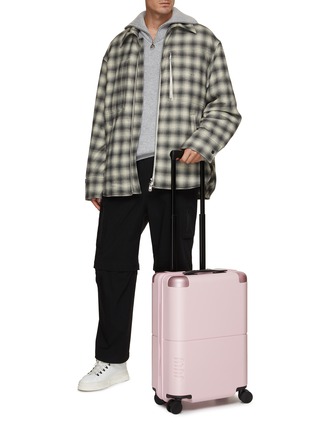  - JULY - Carry On Suitcase — Blush Pink