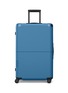 Main View - Click To Enlarge - JULY - Checked Plus Suitcase — Blue