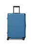 Main View - Click To Enlarge - JULY - Checked Suitcase — Blue